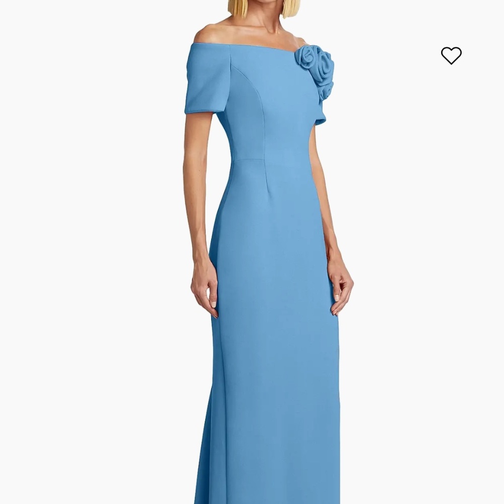Catherine Regehr, Blanch Off The Shoulder Gown in Periwinkle,